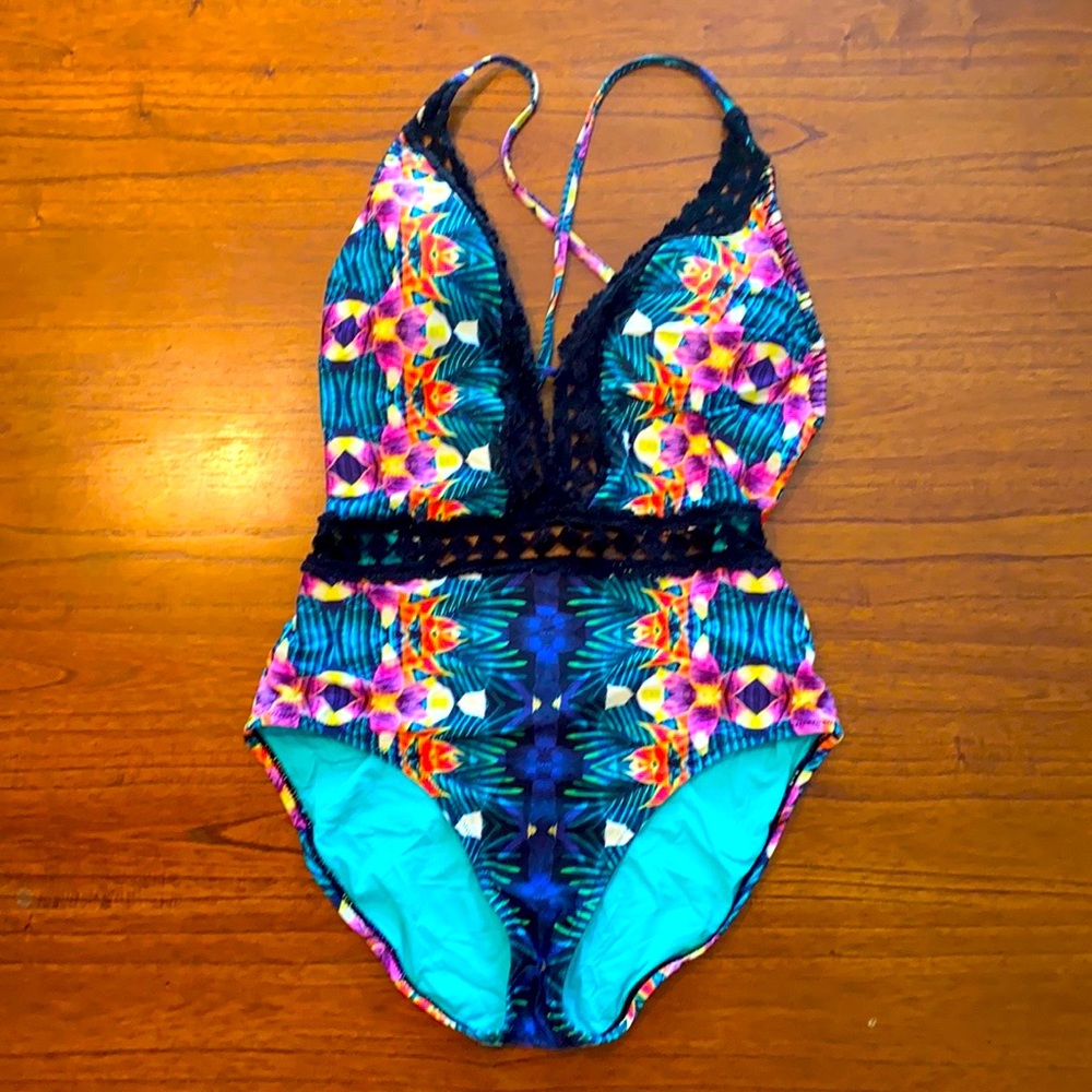 Nanette Lepore Habanera Goddess DeepV One Piece